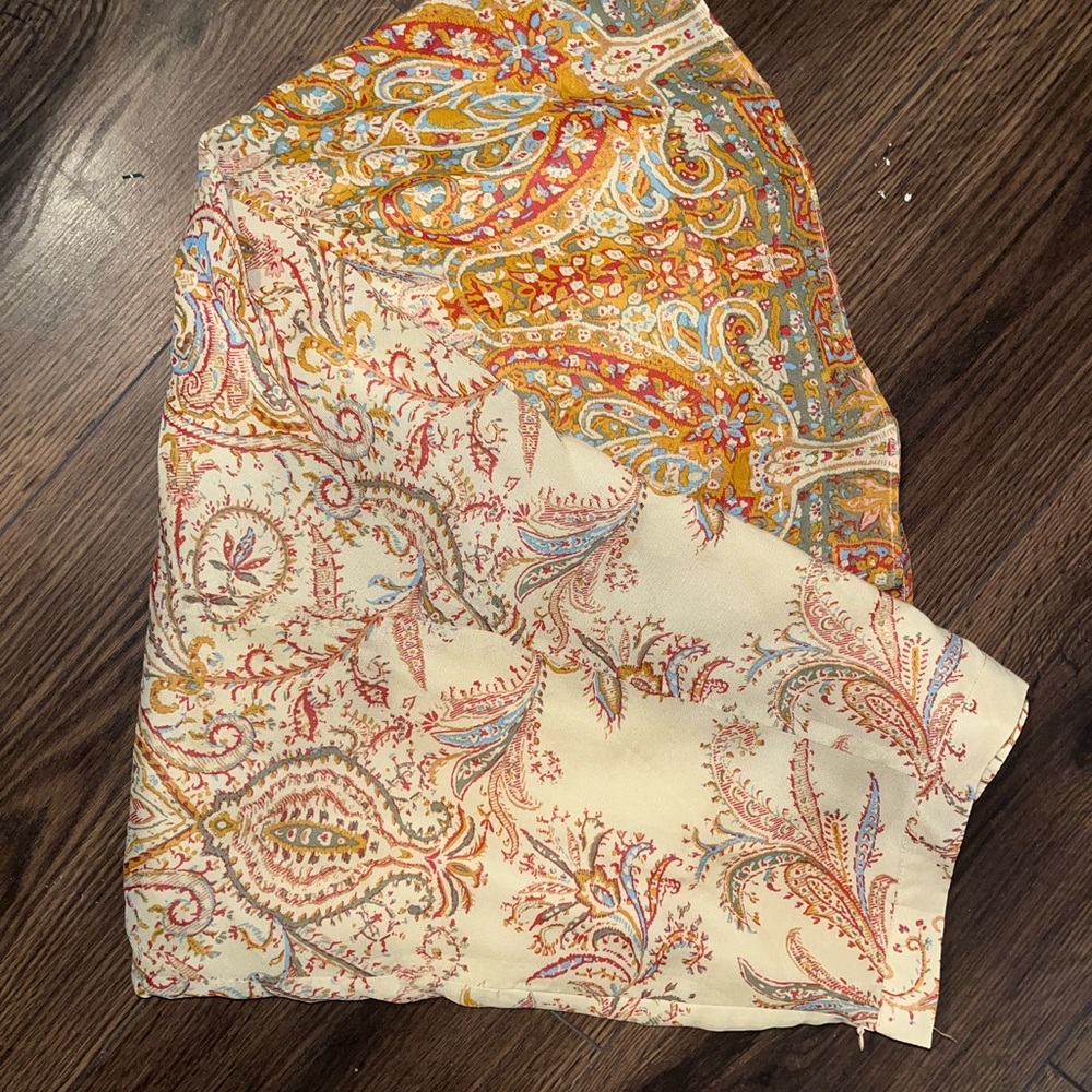 Coldwater Creek Paisley Midi Skirt
